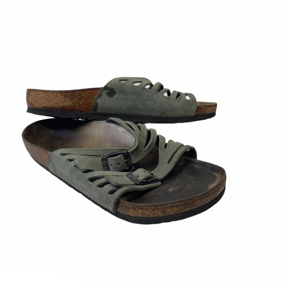 Birkenstock Granada Sandals Size 36 / 5 Green - Picture 2 of 9